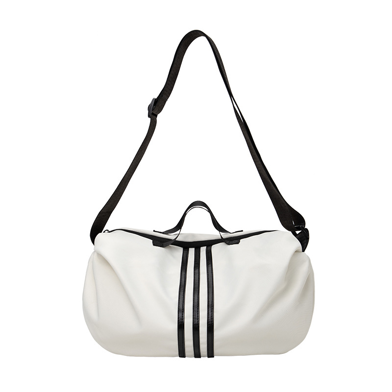 New large-capacity women's fashionable fabric bag, casual and versatile, single-shoulder hand-held dumpling bag, short trip crossbody bag Item Picture