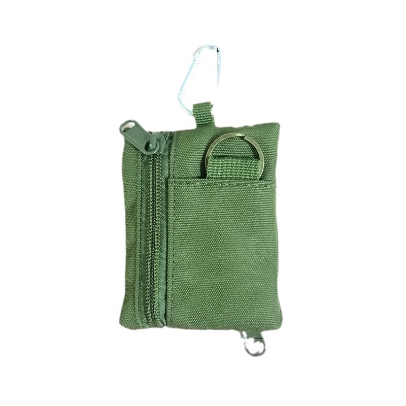 Outdoor products Oxford cloth tactical coin purse, mini men's and women's sports wallet, multi-functional small item storage wallet Item Picture