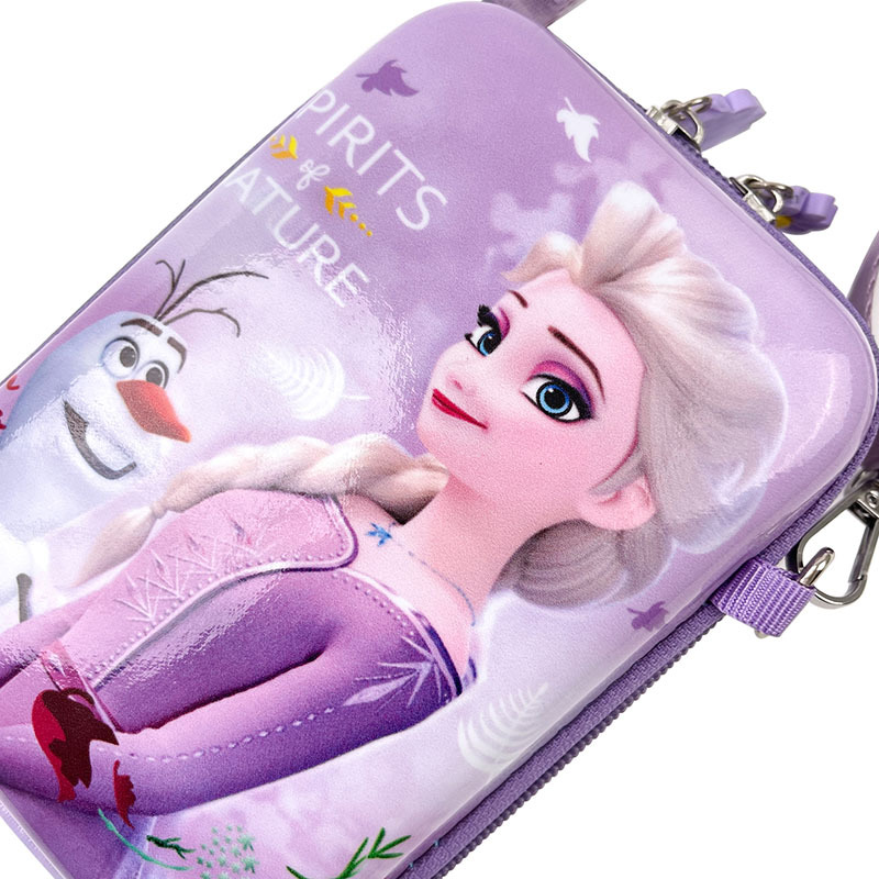 New 2024 Children's bags: Trendy and stylish girls' crossbody bag, cute ice and snow princess single-shoulder bag, baby mobile phone case undefined