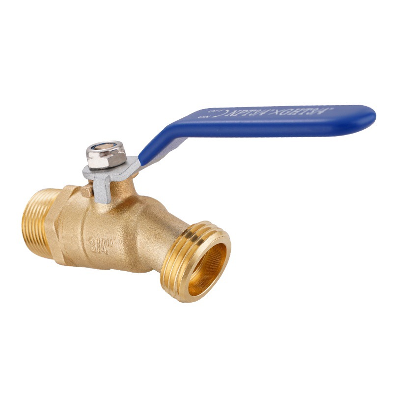 Cross-border brass ball valve 3/4 GHT X 3/4 NPT garden hose threaded faucet switch Specification drawing