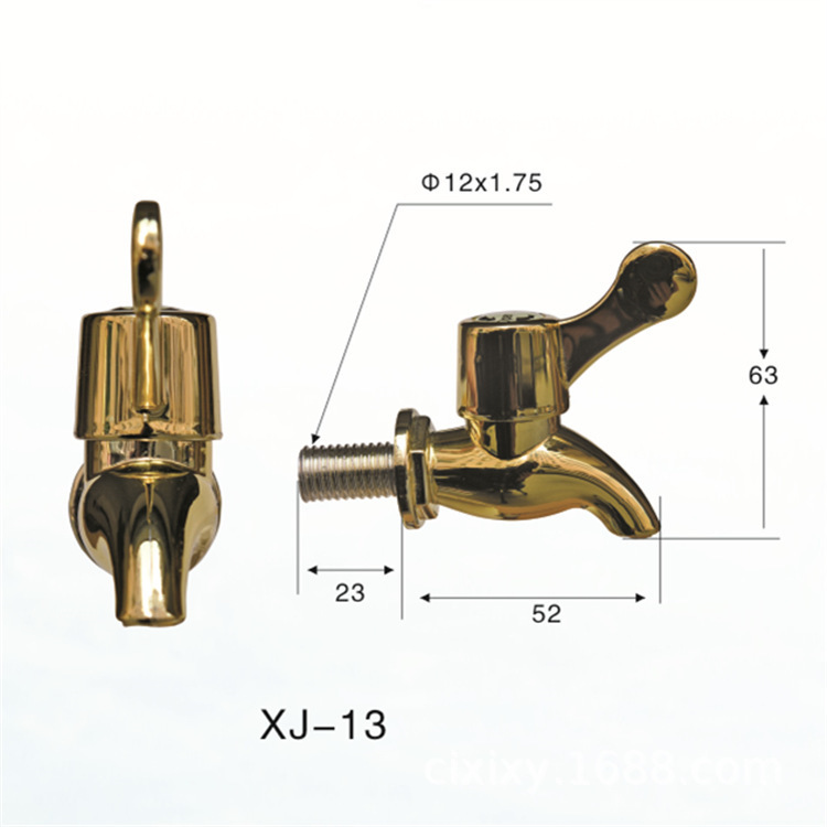 Special faucet for brewing wine bottles, left and right valve switch, 12mm small faucet, wine jar jar switch, faucet, cold water bottle Application Scenario