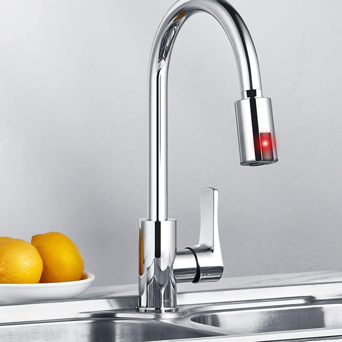 Cross-border induction water-saving treasure, kitchen sink, faucet, spout, pull-out shower head, fully automatic intelligent infrared nozzle Specification drawing