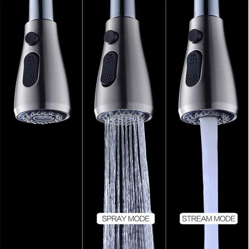 Wire drawing and pull-out nozzle faucet nozzle switch pull-out button nozzle pull-out faucet replacement nozzle full figure