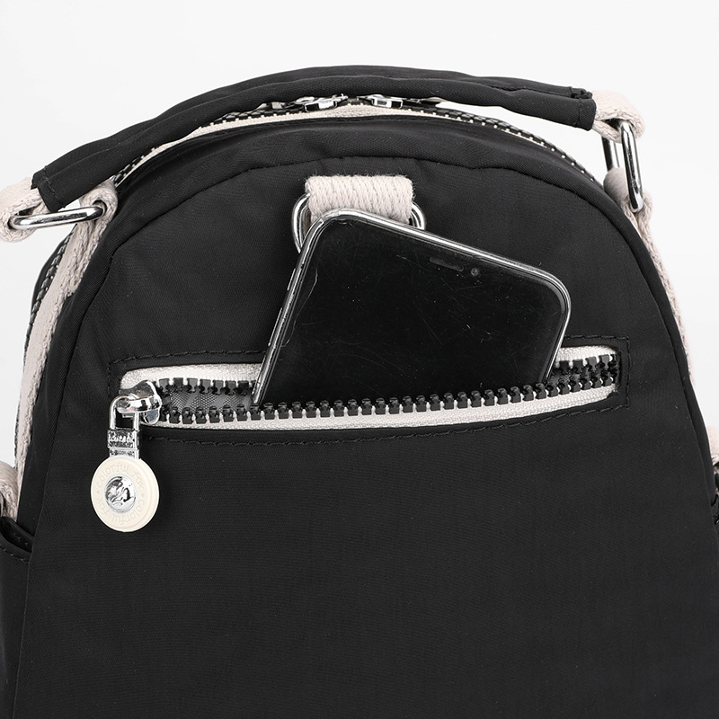 New women's single-shoulder bag, Japanese-style simple multi-functional backpack, outdoor casual, large-capacity fashionable color-blocking crossbody bag Item Picture