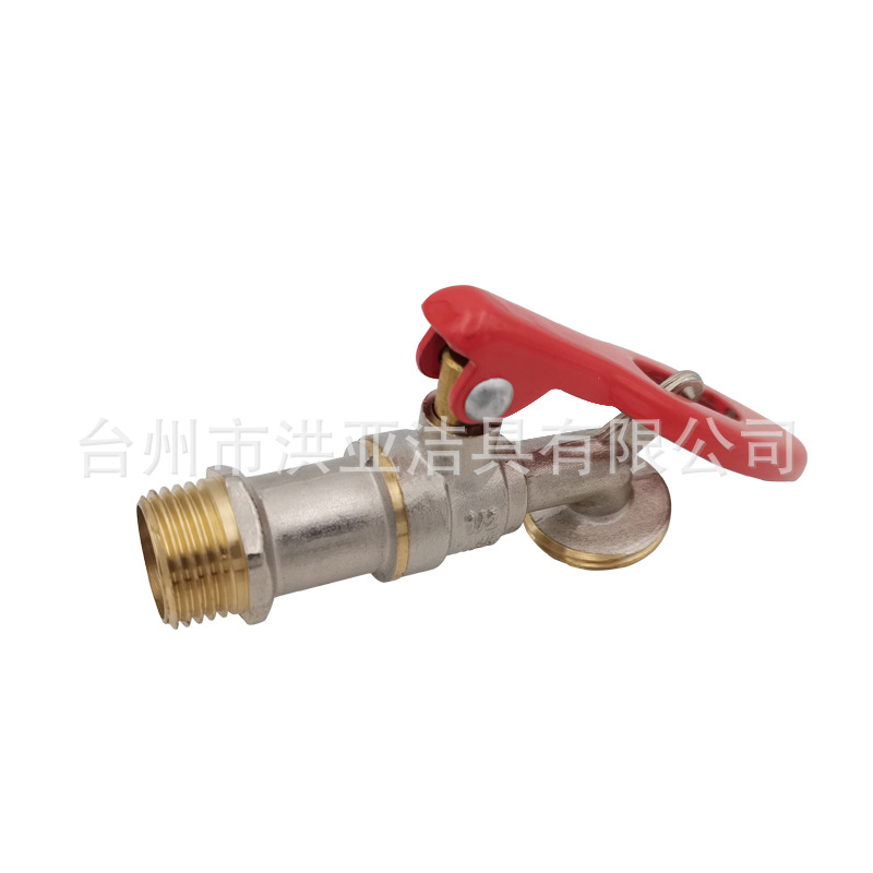 4-point brass with lock anti-theft ball core, high-flow outdoor garden quick-boiling faucet, cross-border quick-connection car wash faucet Application Scenario