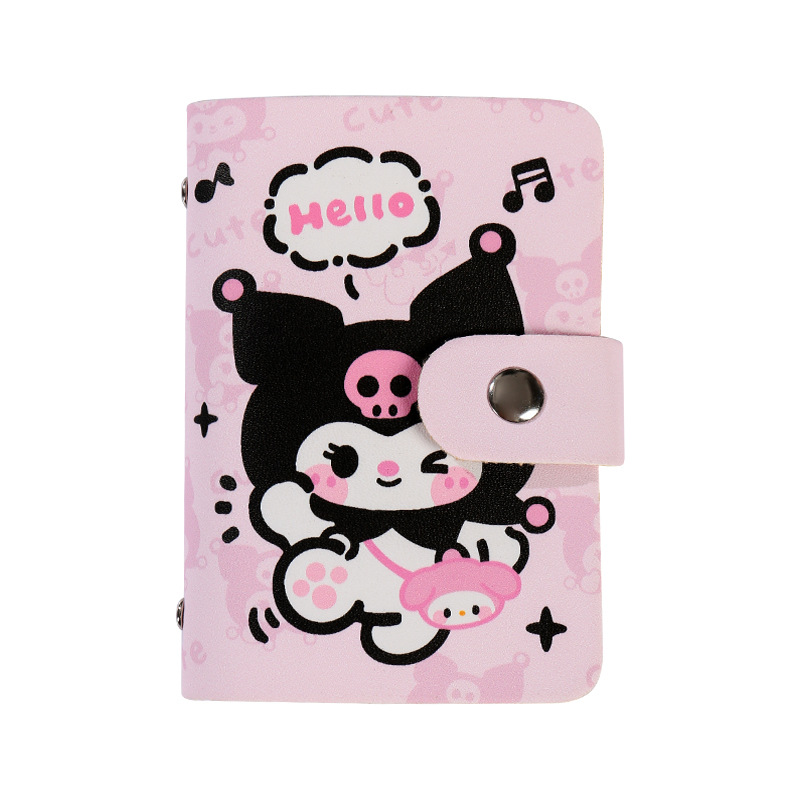 A new large-capacity mini mini card case with multiple parking Spaces for women, a popular online celebrity, and a cute demagnetized driving license Item Picture