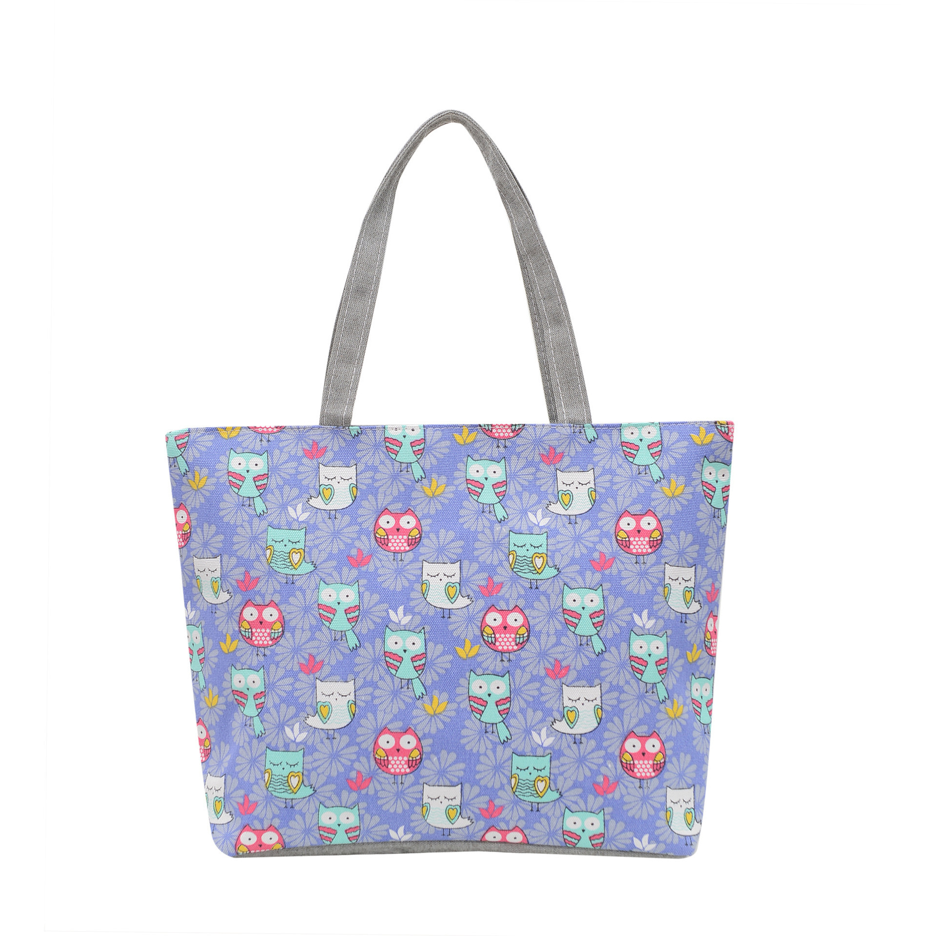 Wholesale of new canvas large-capacity women's bags, printed handbags, Korean-style tote bags, artistic student bags and cross-border bags Item Picture