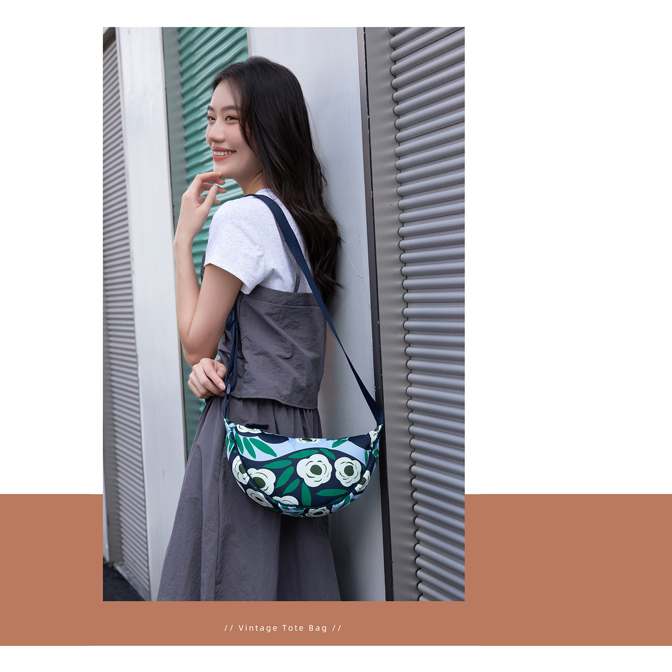 Fashionable and casual women's crossbody bag, new single-shoulder bag, high-end printed dumpling bag, women's crossbody bag, versatile small cloth bag Application Scenario