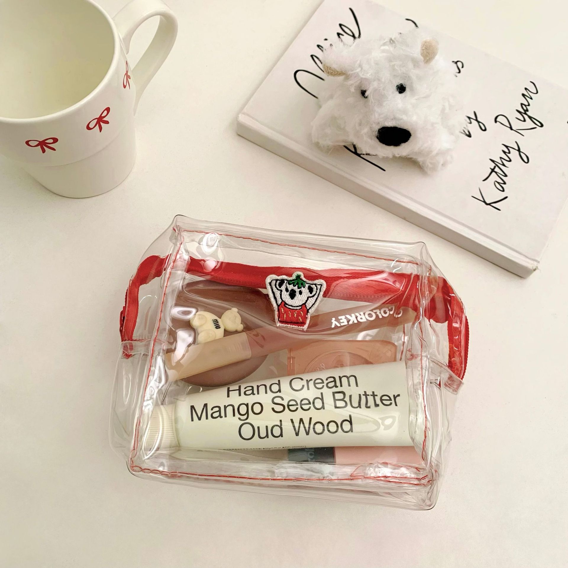 Cute Koala Parts Bag 2025 New Model transparent PVC waterproof Portable Cosmetics Storage Bag Bag opening red envelope Application Scenario