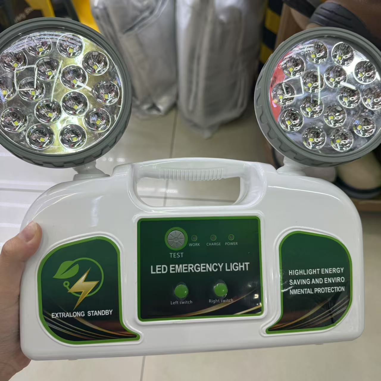 Emergency lighting, emergency lights, emergency high-brightness LED emergency dual-head lights Application Scenario