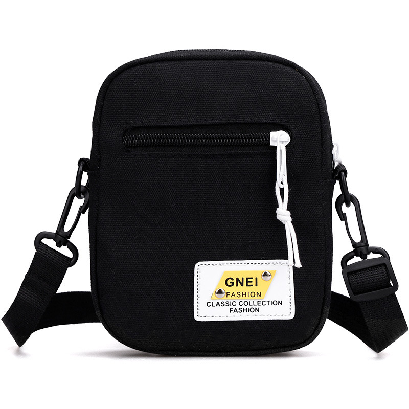 Forest-style mobile phone bag, Korean-style small crossbody bag, mini crossbody bag, disco bag, coin purse, student single-shoulder canvas bag Item Picture