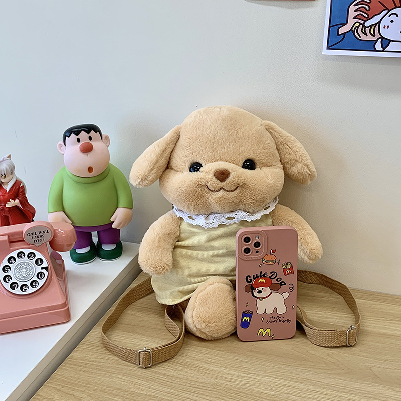Little Nose Ga plush toy Backpack 2024 New style, cute cartoon backpack, cross-border wholesale for women Specification drawing