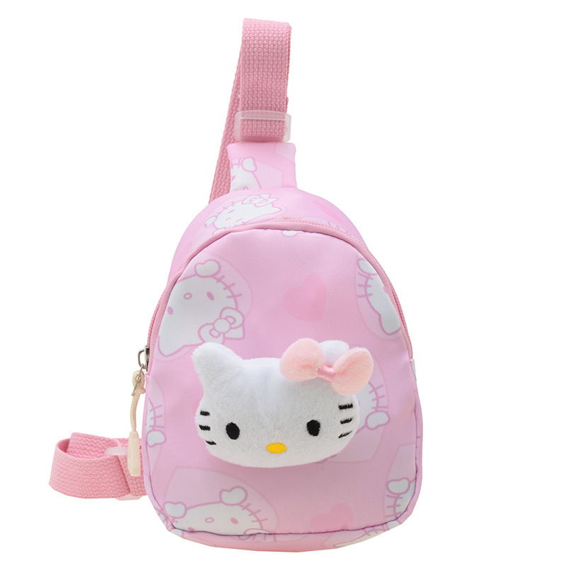 New cartoon cute children's bags for autumn and winter, coin purse, crossbody bag, Melody chest bag, casual girls' single-shoulder bag Item Picture