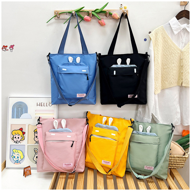 Korean style versatile single-shoulder bag 2024 New large-capacity casual bag for primary and secondary school students, ladies' ins style crossbody bag full figure
