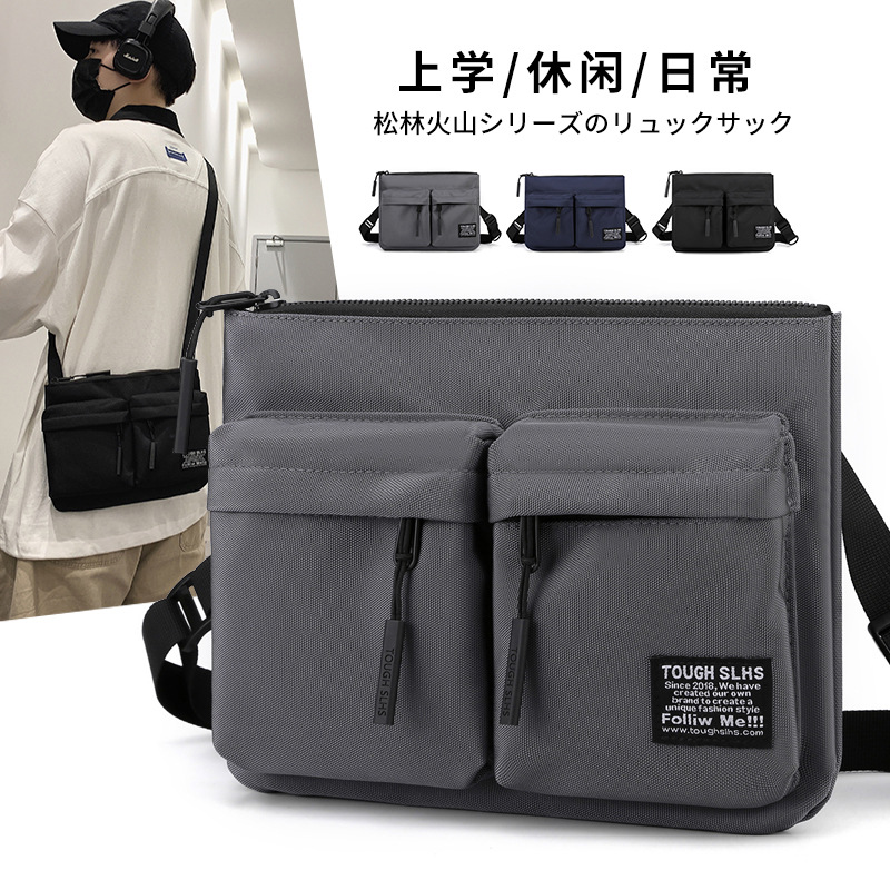 Wepower crossbody bag, men's chest bag, men's trendy brand, casual sports backpack, couple bag, student shoulder bag full figure