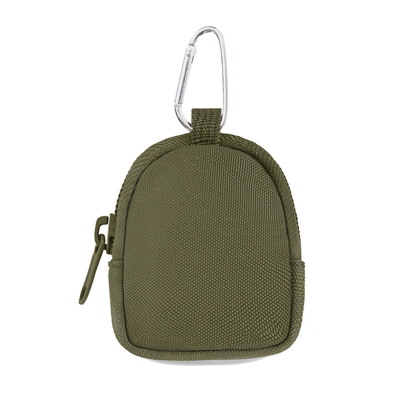 New tactical waist bag, mini portable key case, round wear-resistant small wallet, outdoor Oxford cloth small storage bag Application Scenario