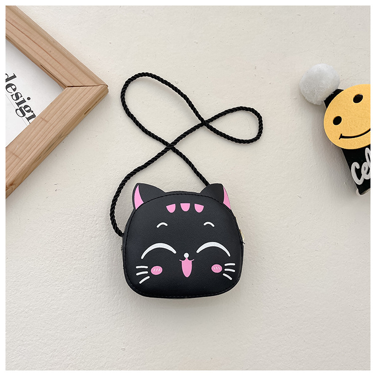 Little Cat Children's Coin Purse 2024 New Korean version girl crossbody Bag, Princess single-shoulder bag, fashionable mini bag Application Scenario