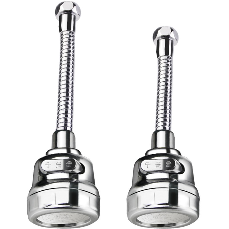 Universal faucet extender, showerhead pressure-increasing filter, filter lengthening foaming device, anti-splash water-saving extender Item Picture