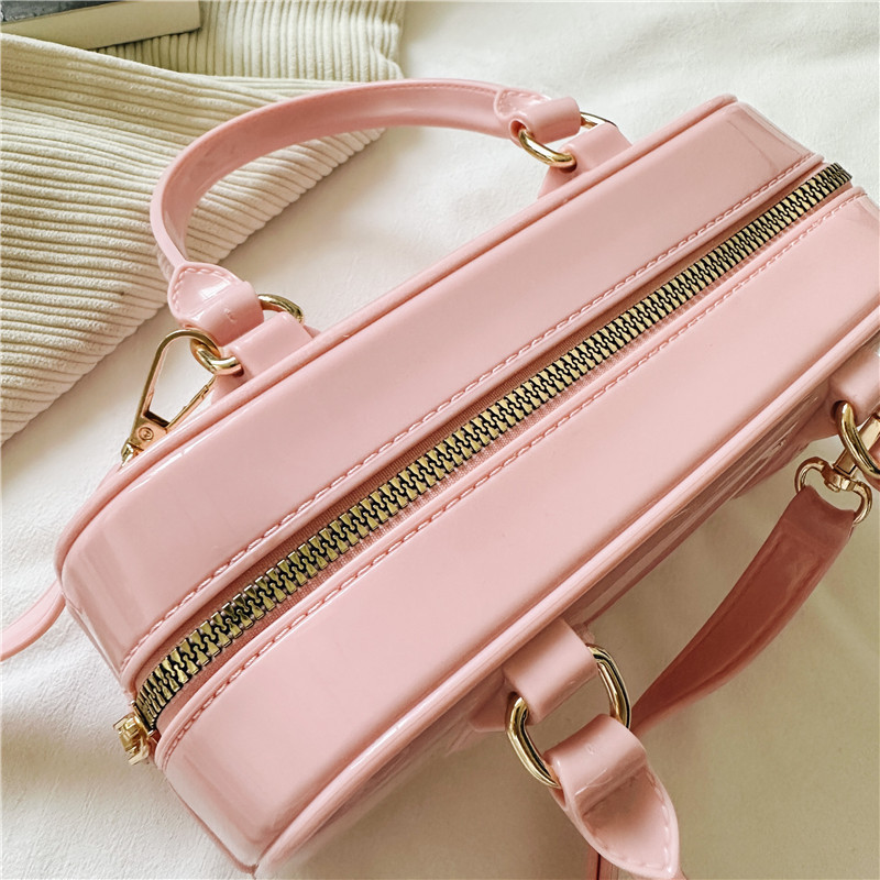 2025 New PVC jelly bag, candy-colored pillow bag, crossbody and hand-carry trendy and fashionable large-capacity ladies' bag Item Picture