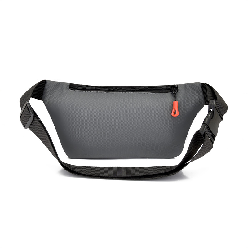 New multi-functional, simple and fashionable waist bag, men's and women's reflective strip chest bag, outdoor travel coin purse, sports crossbody bag Item Picture