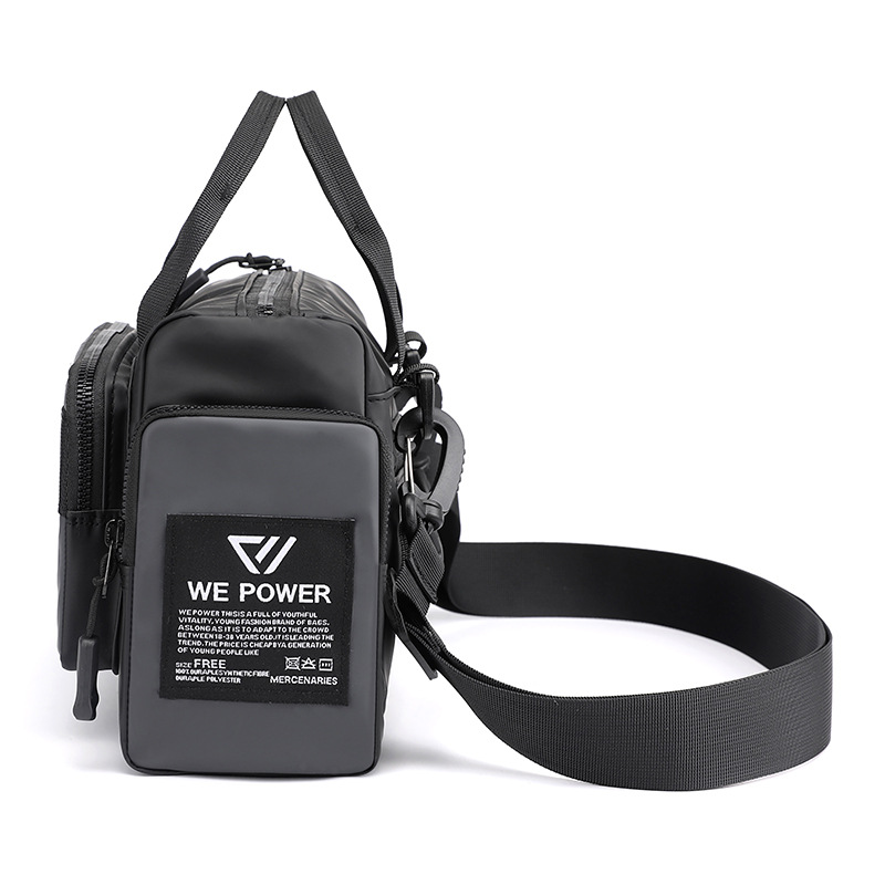 Wholesale of new men's trendy single-shoulder bags, casual hand-held crossbody bags, outdoor sports postman bags and business briefcases details Picture