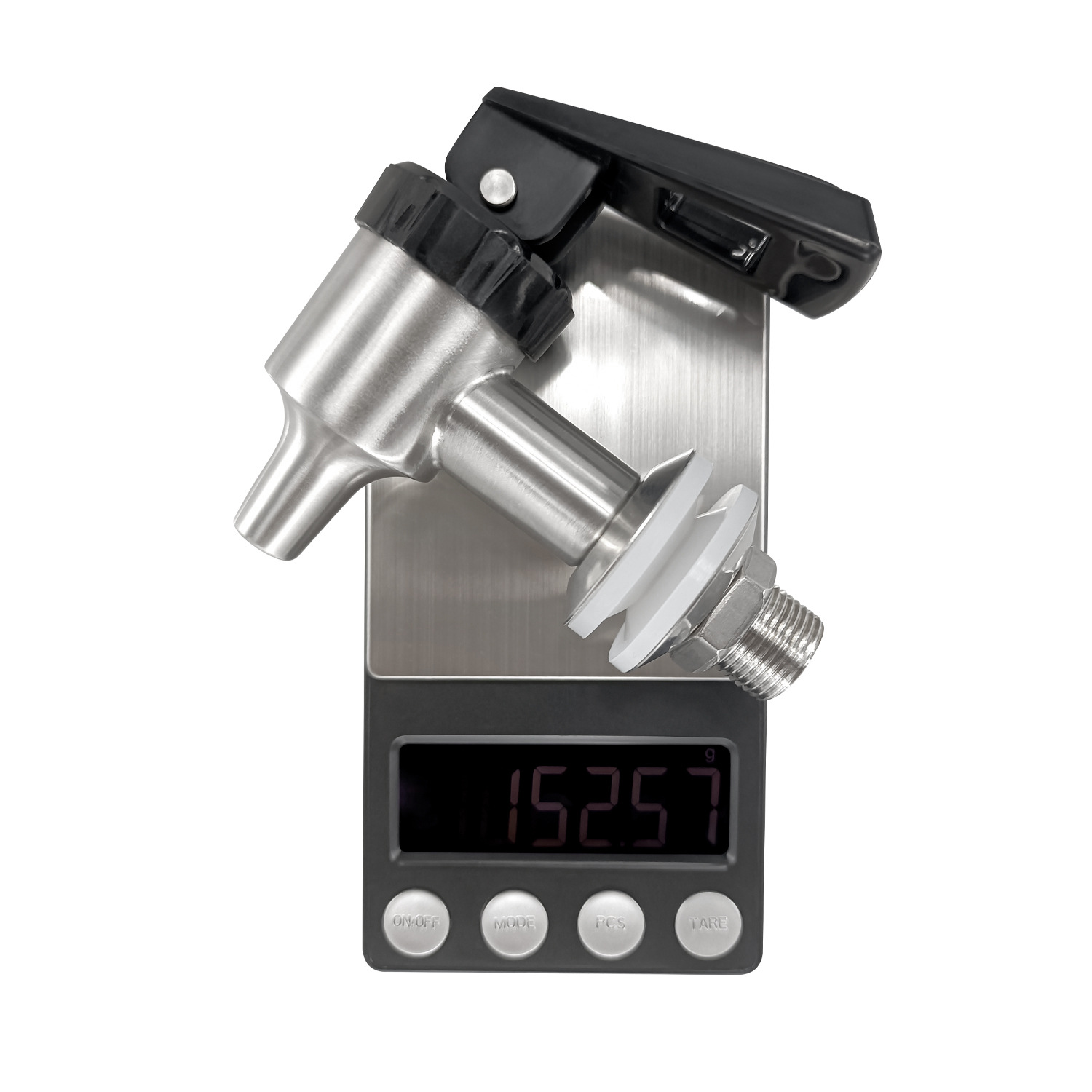Coffee valve 304 stainless steel juice coffee machine, wine jar, wine barrel, faucet CV102M16(joint length 27MM) Item Picture