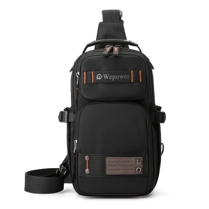 WEPOWER's new fashionable men's chest bag, multi-functional dual-purpose backpack, small backpack, outdoor single-shoulder crossbody bag Item Picture