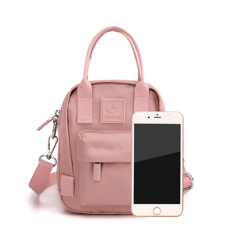 One-piece consignment for women's fashionable Korean-style trendy crossbody bag, simple and individual phone bag, water-resistant nylon crossbody bag Item Picture
