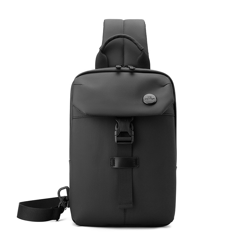 WEPOWER's new men's casual chest bag, large-capacity single-shoulder bag, trendy and simple design, practical crossbody bag Item Picture