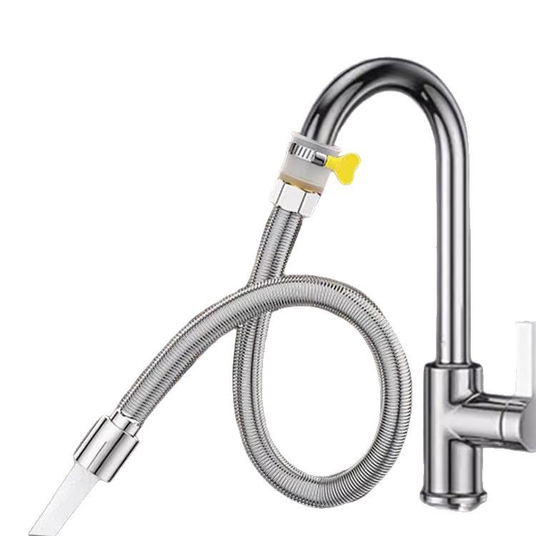 Faucet extender, a universal splash-proof extension tool with switch for water pipes, suitable for household use and kitchen extension hoses Item Picture
