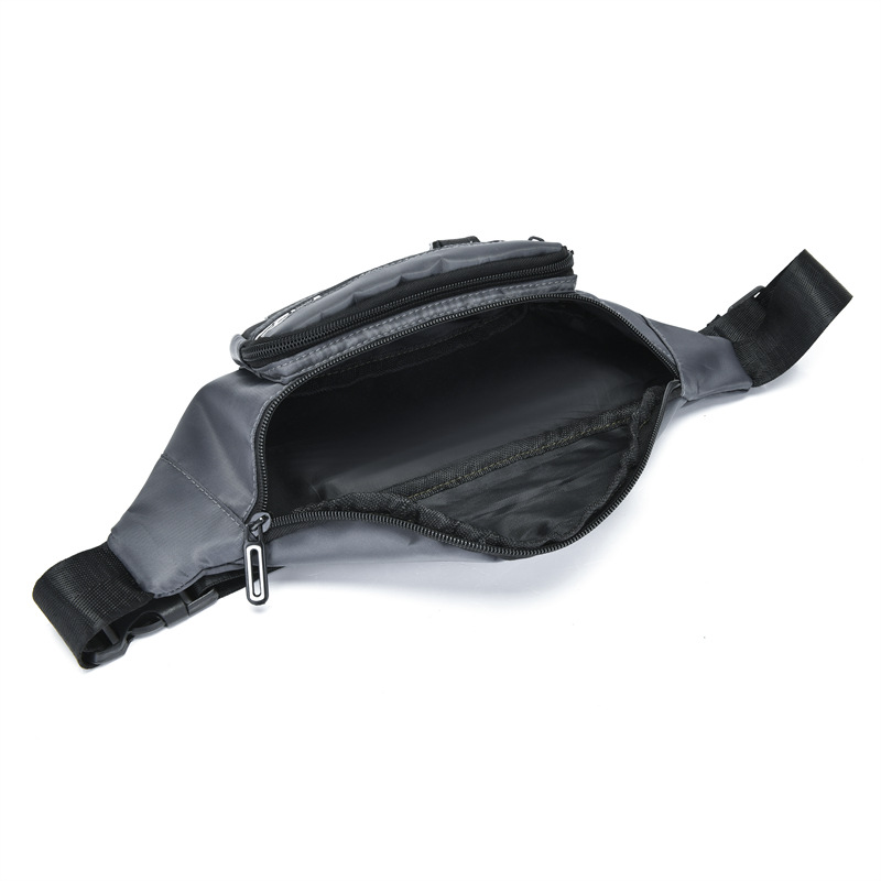 New men's camouflage casual and simple waist bag, men's outdoor sports trendy crossbody bag, nylon fabric cash register coin purse Specification drawing