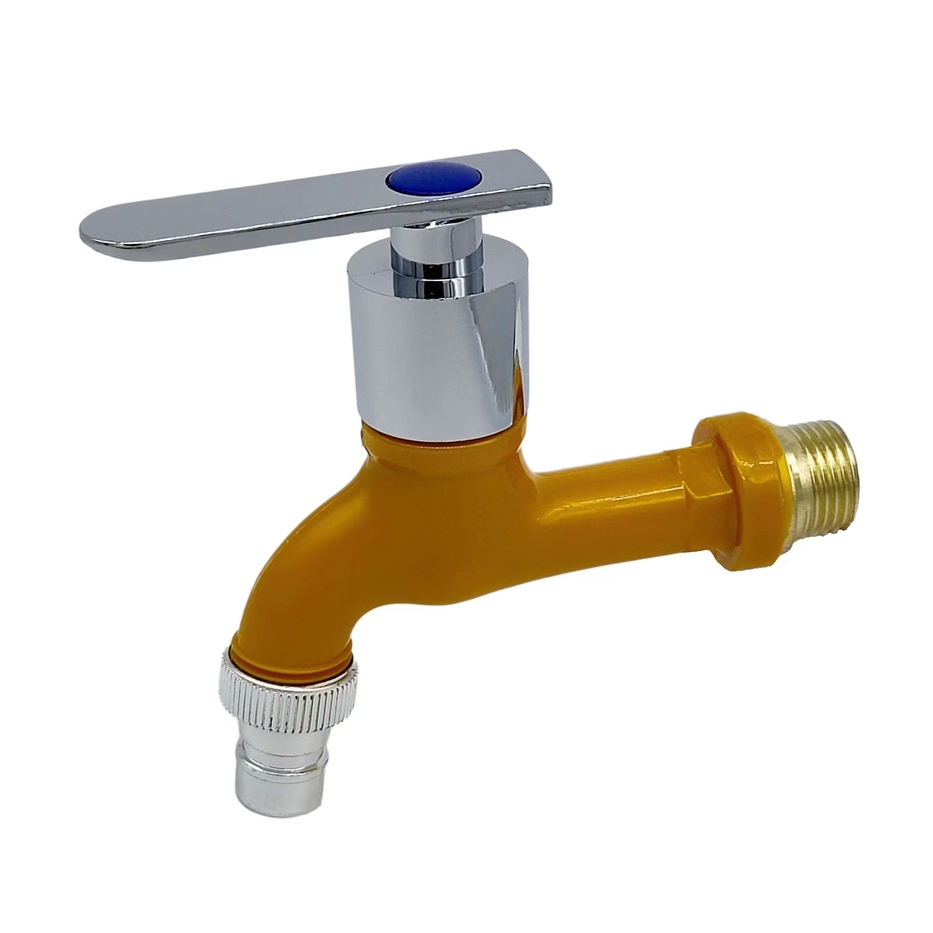 Plastic faucet, pvc faucet, 4-inch faucet, plastic faucet, PP washing machine faucet Specification drawing