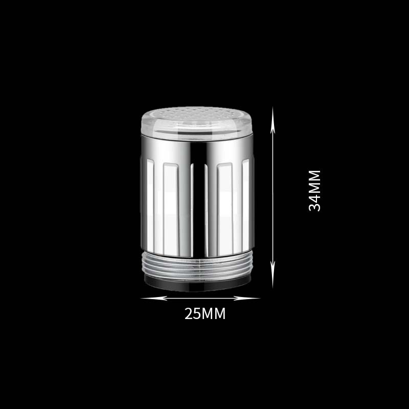 led faucet temperature control, three-color and seven-color self-changing, single-color light-emitting, color-changing faucet light, cross-border e-commerce SDF-A6 details Picture