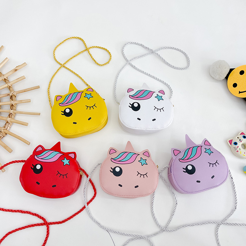 New coin unicorn gift, kindergarten birthday souvenir, children's class small gift, creative bag, single bag details Picture