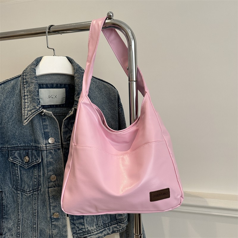 A new, stylish and versatile single-shoulder bag with a large capacity for daily use and a solid color commuting crossbody bag Specification drawing