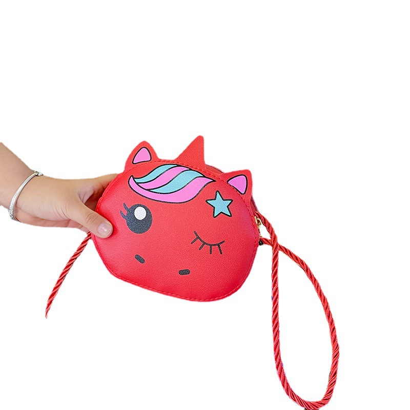 New coin unicorn gift, kindergarten birthday souvenir, children's class small gift, creative bag, single bag Item Picture