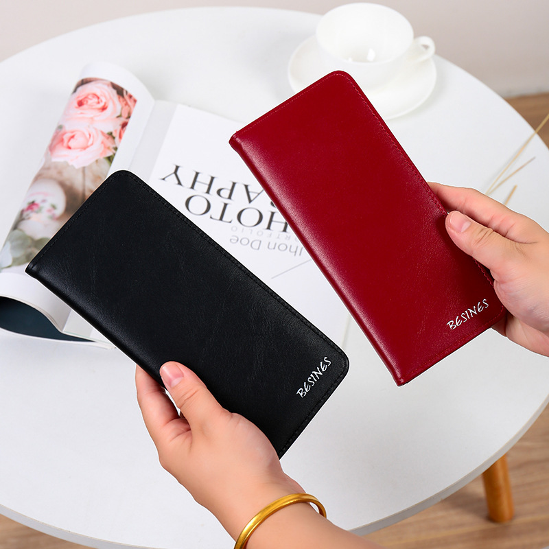 Cross-border foreign trade fashionable long lady's WALLET, super large capacity card case, document case, wallet, one-piece snap wallet full figure