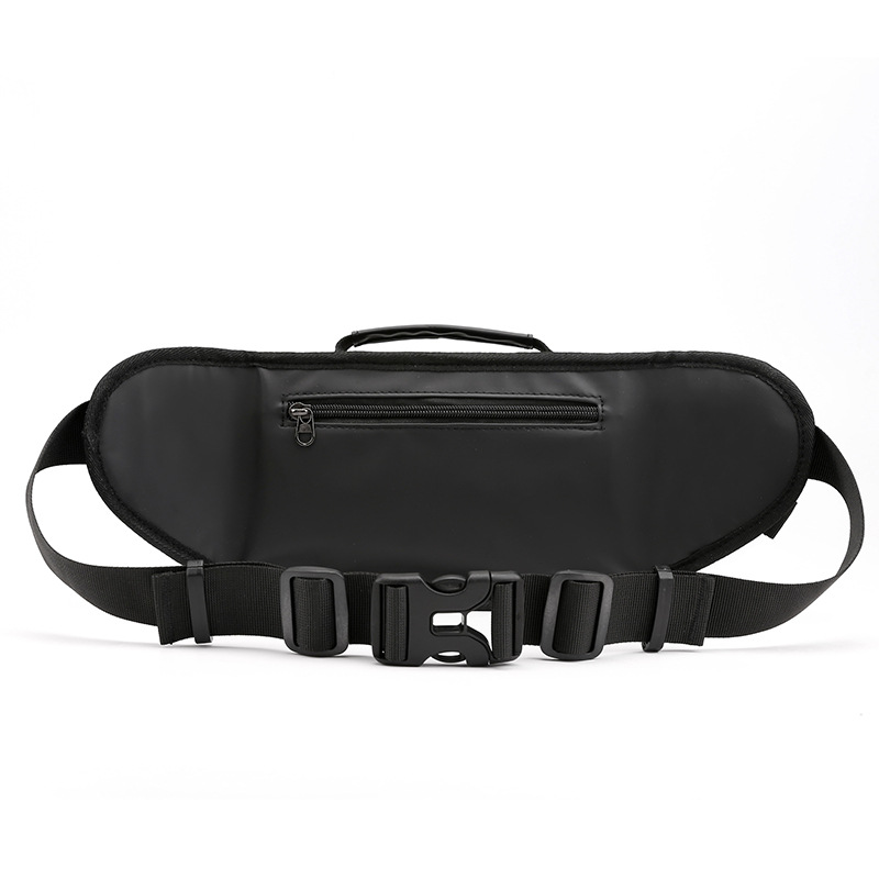 Factory direct sales of new fashionable outdoor waist bags, running close-fitting waist bags, reflective strip chest bags, anti-theft mobile phone cash register bags Item Picture