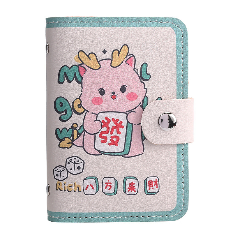 The new Geely Cartoon card case for women, anti-demagnetization, multi-slot, ultra-thin, portable and large-capacity driver's license card holder coin purse Item Picture