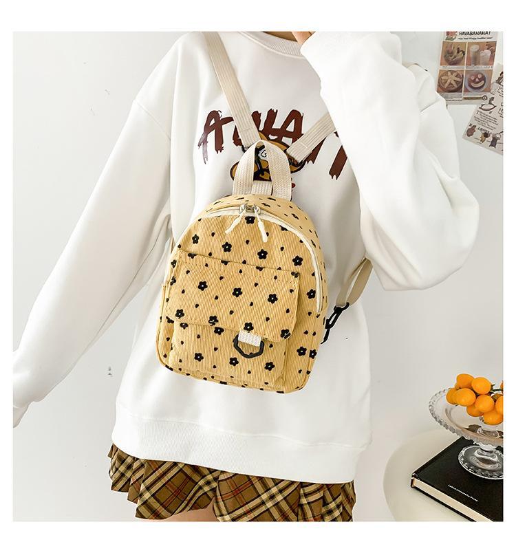 The 2024 backpack features a Japanese-style, fresh and girlish casual multi-purpose single-shoulder bag and a Korean-style, fashionable and retro crossbody bag undefined