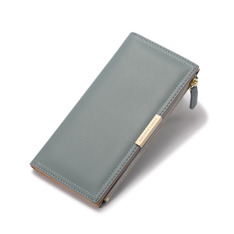 Classic Korean-style fashionable women's long wallet, cross-border best-selling hand-held bag purse, a trendy wallet for foreign trade details Picture