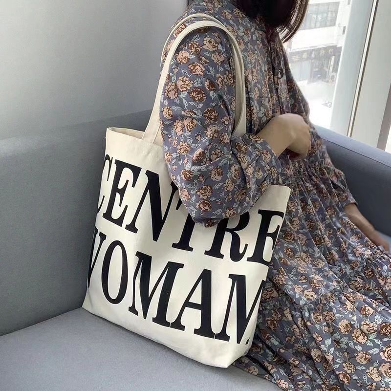 Trendy casual tutoring bag 2025 Spring New Style Simple Casual large-capacity tote bag Trendy single-shoulder bag for women Specification drawing