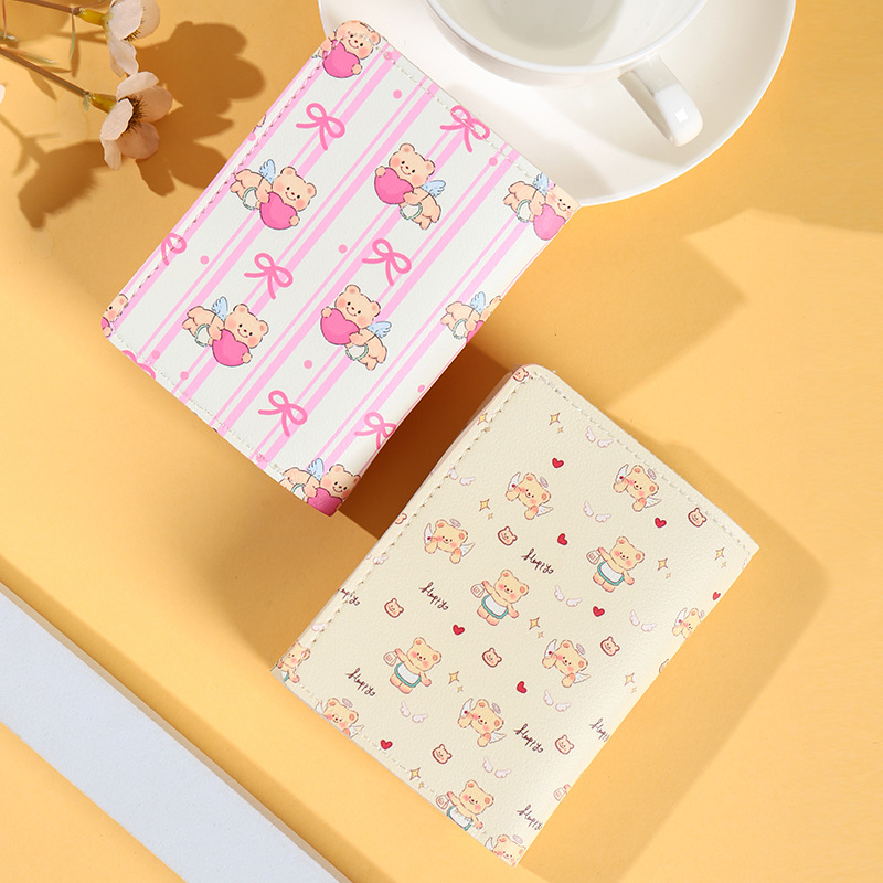 Butter Bear Cute Loose Mouth Wallet two-in-one, creative cartoon simple and individual mini bag for girls, portable bag Application Scenario