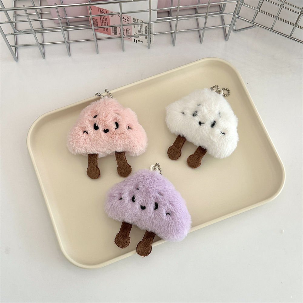 L52271 Cute Cloud plush Pendant, ins bag accessory, doll keychain, schoolbag, canvas bag pendant full figure