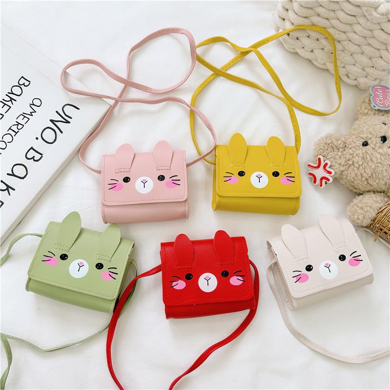 2024 New cute cartoon mini children's crossbody coin purse for kindergartens, Korean version of Korean girls' single-shoulder girls' bag full figure