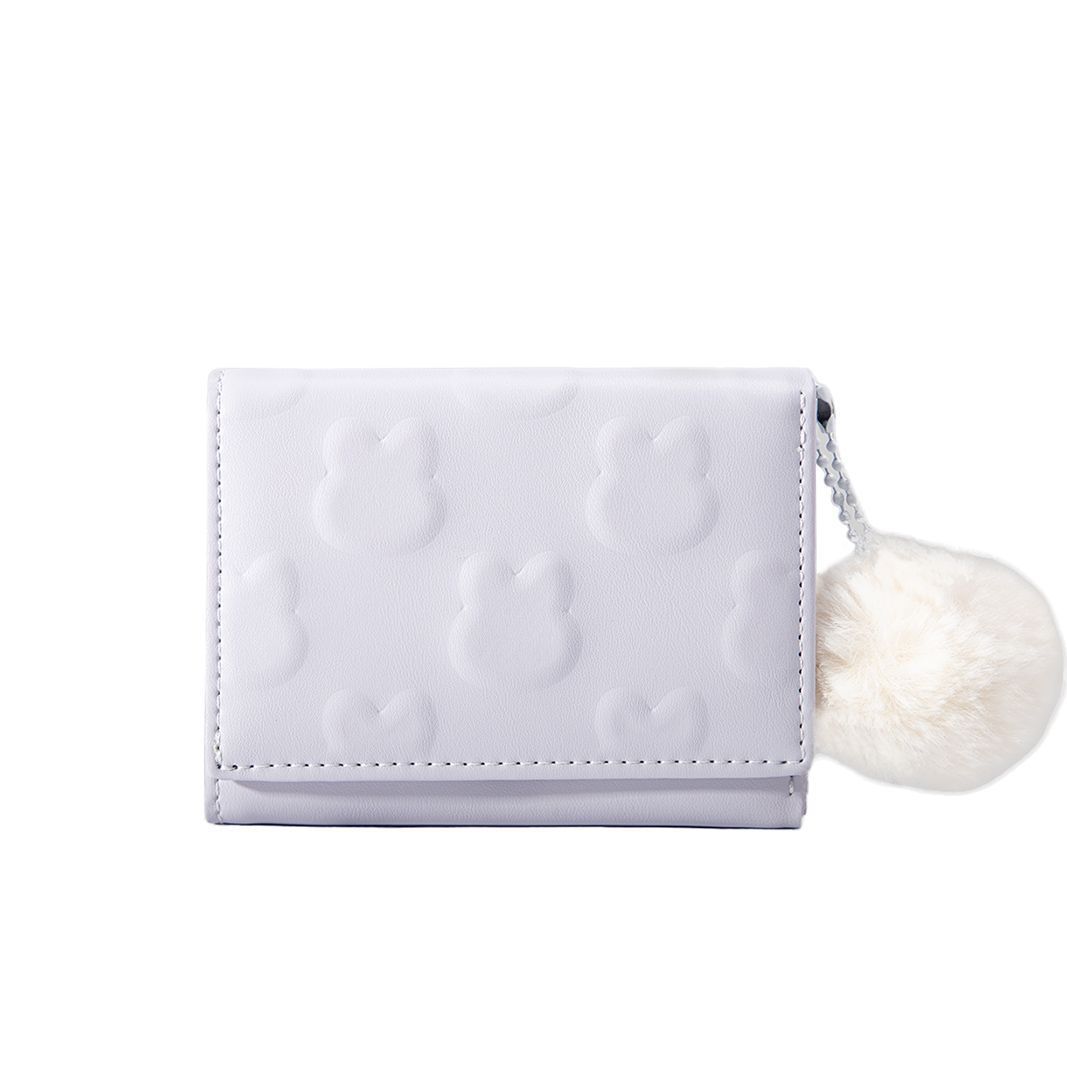 New Korean-style small wallet for girls, rabbit coin purse, fresh and sweet, high appearance level, niche forest-themed original Item Picture