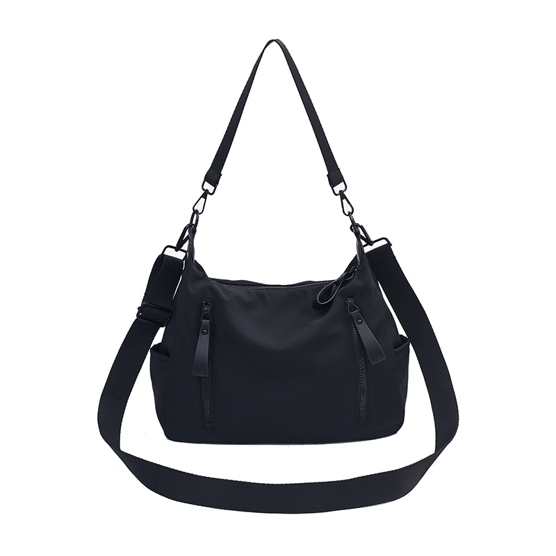 A large-capacity Oxford fabric bag from Japan and South Korea, a versatile and elegant retro crossbody bag, and a high-quality single-shoulder commuter tote bag Item Picture