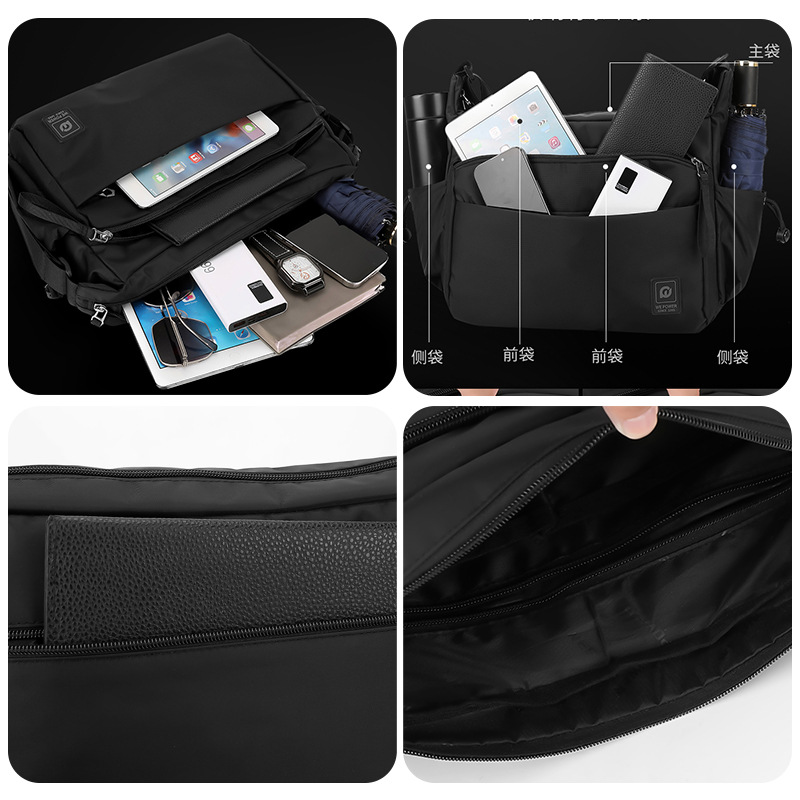 WEPOWER's new minimalist casual bag, large-capacity single-shoulder crossbody bag, business commuting bag, single-shoulder bag and men's bag Application Scenario