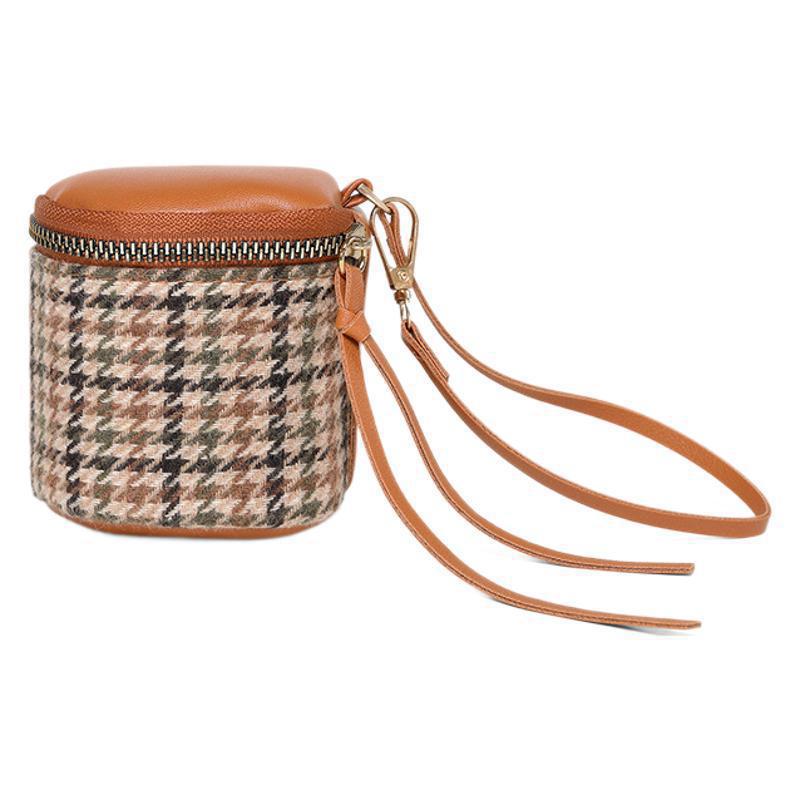 New retro loose change handbag, wrist bag, women's multi-functional large-capacity lipstick card case, exquisite zipper card case Item Picture