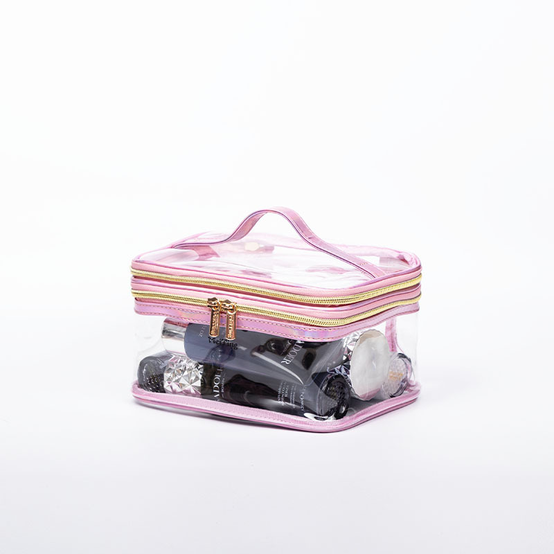 Me Ting2025 New Transparent Cosmetic Bag Portable High-end Cosmetic Storage Bag for Women Travel Toiletries Specification drawing
